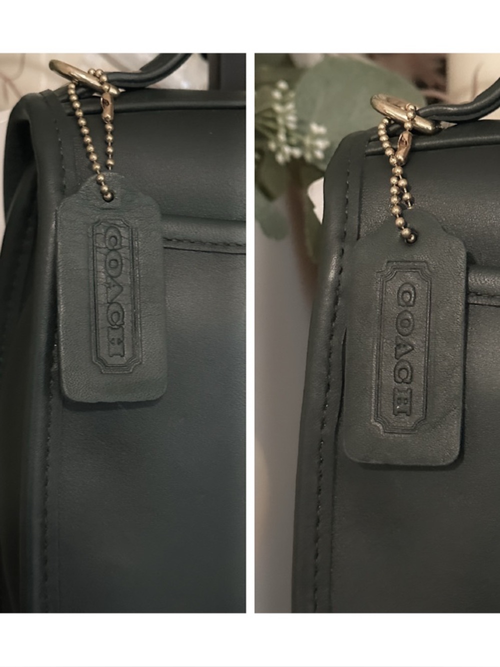 🔥 RARE COACH Bottle Green REGINA Bag | NWT - Picture 8 of 17